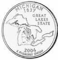 Michigan Statehood Quarter